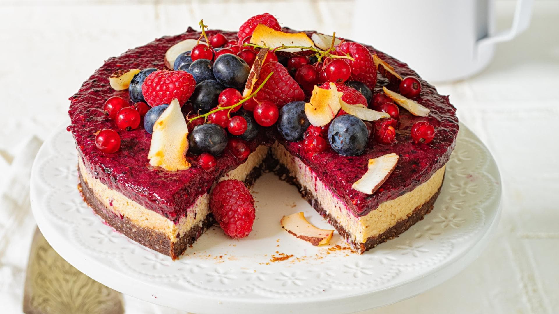 Beeren Kokos Torte 2