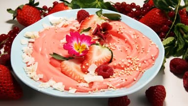 Nicecream mit Erdbeeren