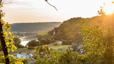 Flusslandschaft Donau bei Bad Abbach