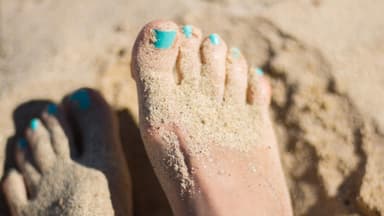 Füße im Sand