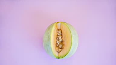 Aufgeschnittene Melone