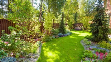 Schattiger Garten