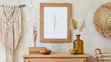 Boho-Style Raum