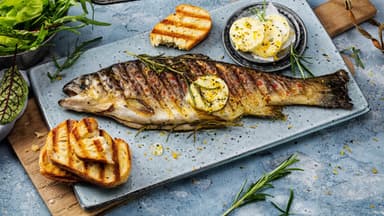 Gegrillte Forelle
