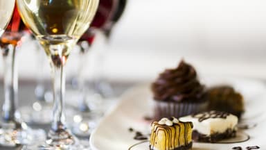 Wein und Dessert