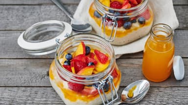 Porridge im Glas
