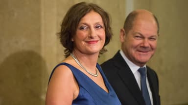 Britta Ernst und Ehemann Olaf Scholz