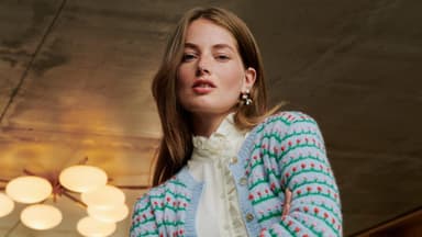 Bunte Strickjacke von Lana Grossa