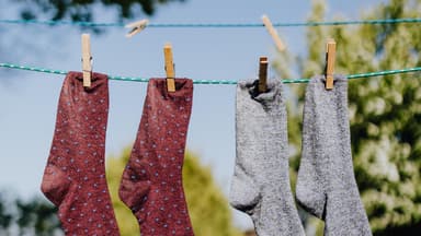 Socken waschen 