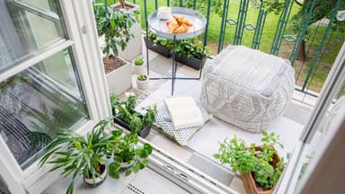 Gemütlicher Balkon 