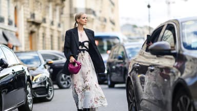Oversized-Blazer zu Kleid 