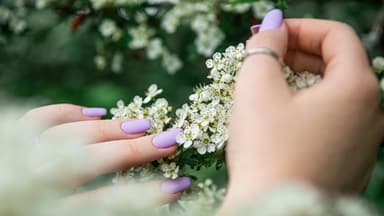 Lila Nagellack