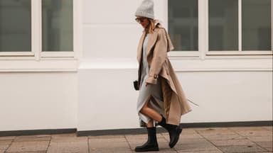 Kleid im Winter 