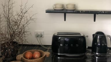 Toaster in der Küche.