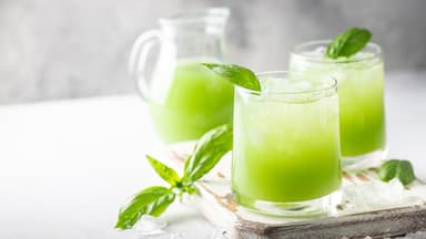 Basilikum Limonade