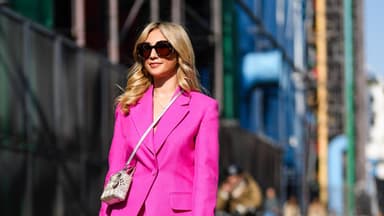 Pinker Blazer 