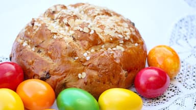 Osterbrot mit Trockenhefe