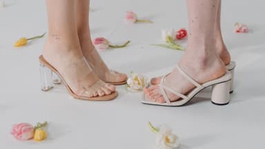 Sandalen mit Blockabsatz 