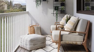 Loggia einrichten 
