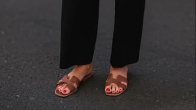 Sandalen im Sommer 