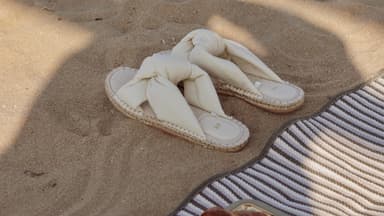 Sandalen für den Strand 