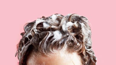 Shampoonierte Haare
