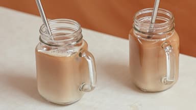 Eiskaffee ohne Eiswürfel 