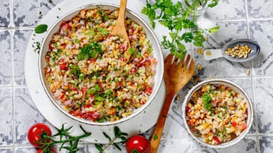 Blumenkohl Tabouleh 