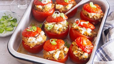 Gefüllte Tomaten mit Feta