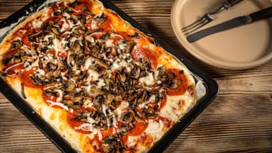 Pizza vom Blech 