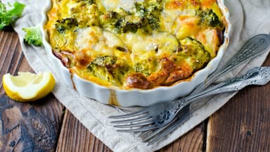 Brokkoli-Lachs-Auflauf low carb
