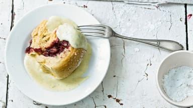 Gefüllte Butterbuchteln.