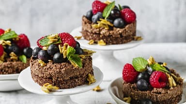 No Bake Beerenkuchen 