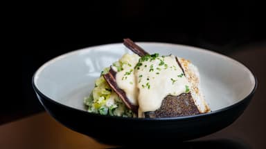 Schellfisch mit Senfsauce 