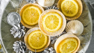 Vegane Zitronentartelettes