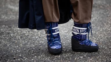Moon Boots im Streetstyle.