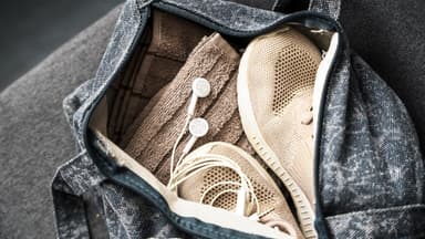 Sportsachen waschen aus der Tasche