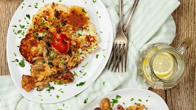 Blumenkohl-Chili-Knusperschnitzel