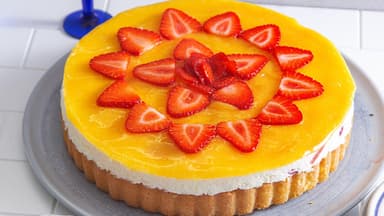 Erdbeertorte mit Maracuja