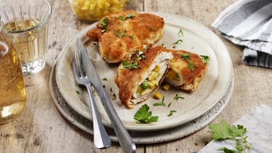 Gefüllte Hähnchenschnitzel 