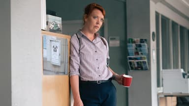 Lina Beckmann als Melly Böwe im "Polizeiruf 110"