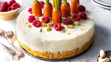 Himbeer-Möhren-Cheesecake 
