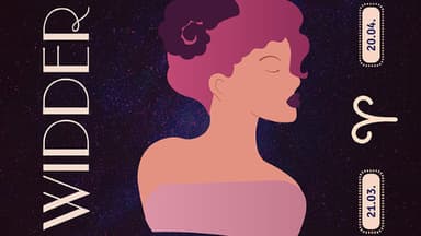 Illustration vom Sternzeichen Widder
