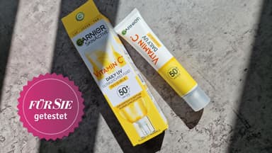 Vitamin C Fluid mit LSF von Garnier getestet
