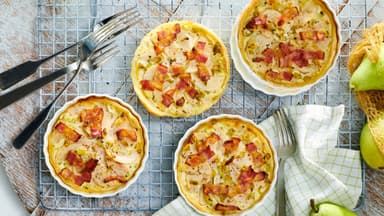 Birnen-Bacon-Quiche