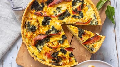Brennnessel-Quiche 