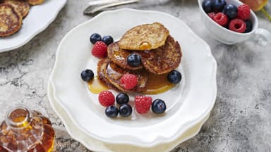 Birnen-Haferflocken-Pancakes 