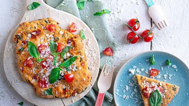 Schnelle Schüttelpizza 