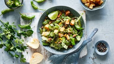 Gurken-Hackfleisch-Salat
