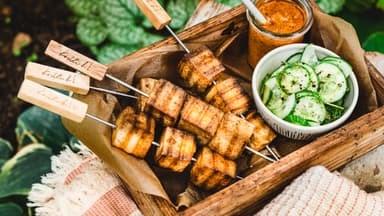 Tofu-Spieße vom Grill